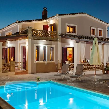 Evalexia Villa - Luxury Villa With Private Pool Near Laganas Perfect For Groups By Villa Mana Gers Kalamákion Zewnętrze zdjęcie